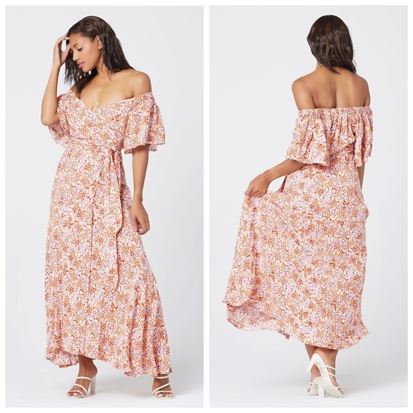 L*Space Pamela Cover-up Maxi Wrap Dress - Picture 3 of 10